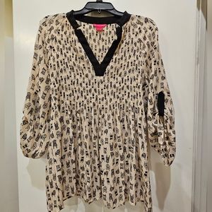 Sunny Leigh victorian chair print tunic